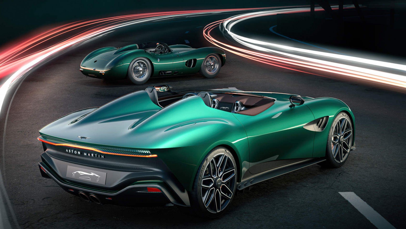 Aston Martin DBR22  Aston Martin DBR22 - widok z tyłu