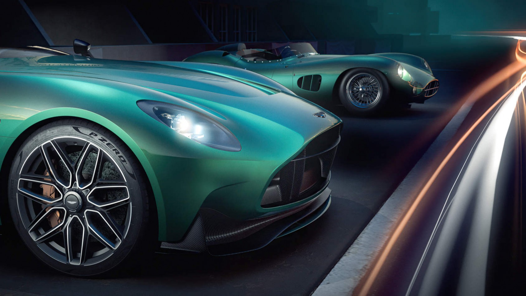 Aston Martin DBR22 Aston Martin DBR22 - zbliżenie na front auta