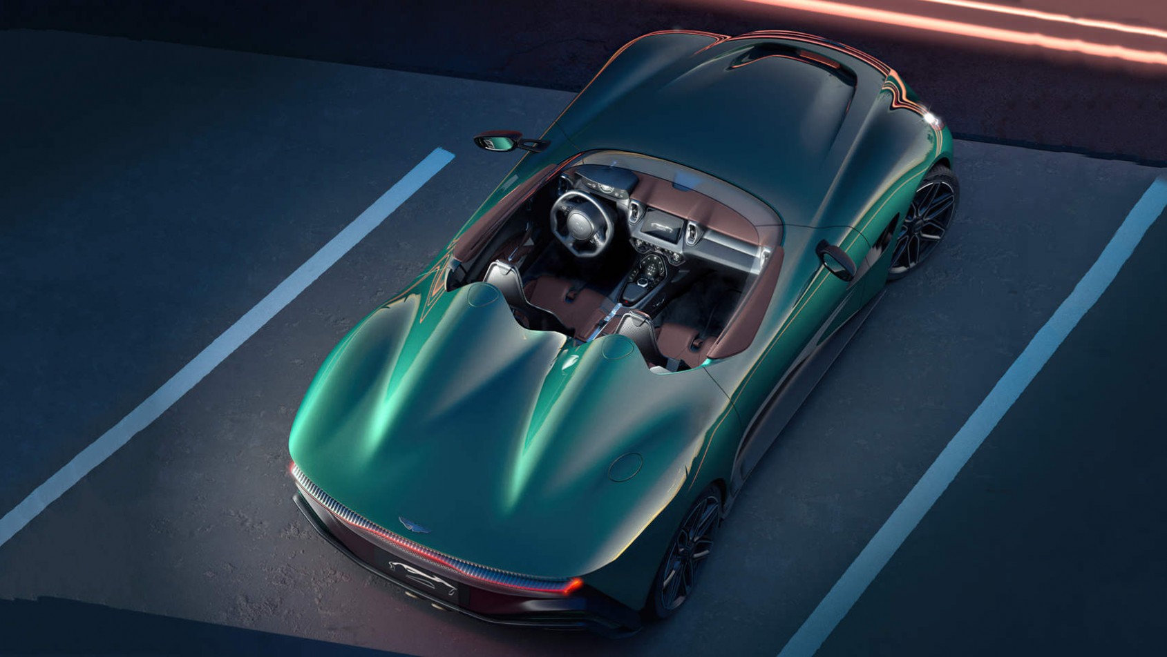 Aston Martin DBR22 Aston Martin DBR22 - widok z góry