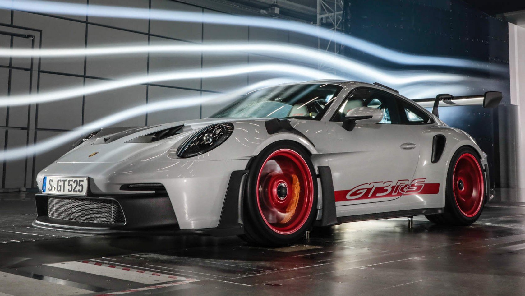 Nowe Porsche 911 GT3 RS (992) - w tunelu aerodynamicznym