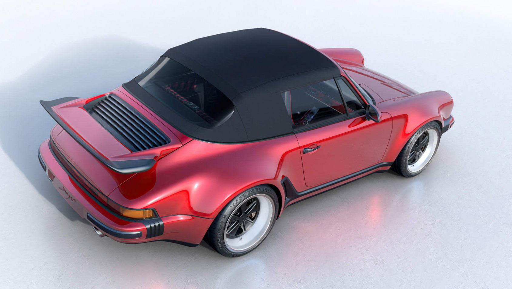 Porsche Singer 930 Turbo Study z tyłu