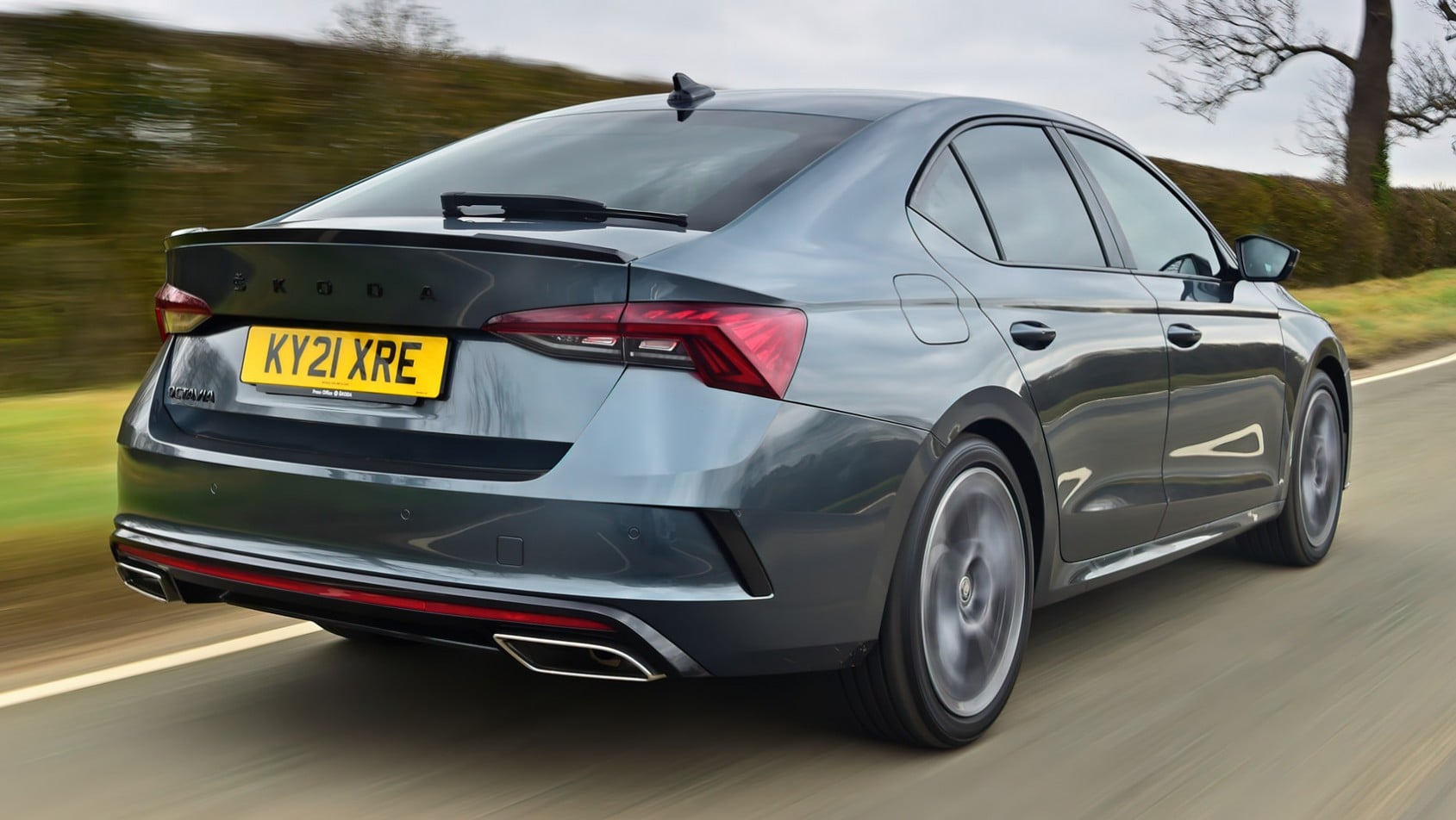Skoda Octavia RS w ruchu