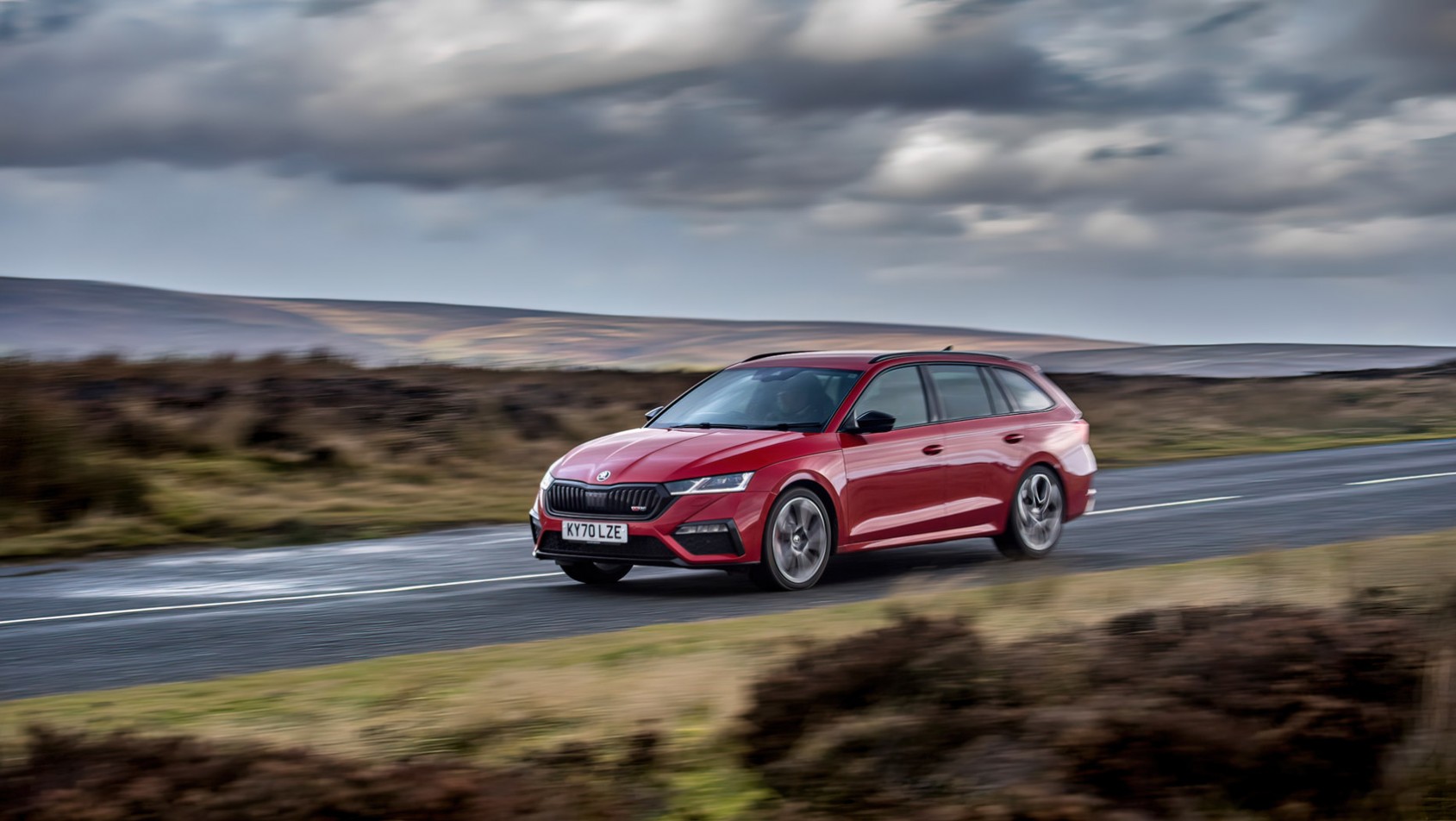 Skoda Octavia RS na drodze