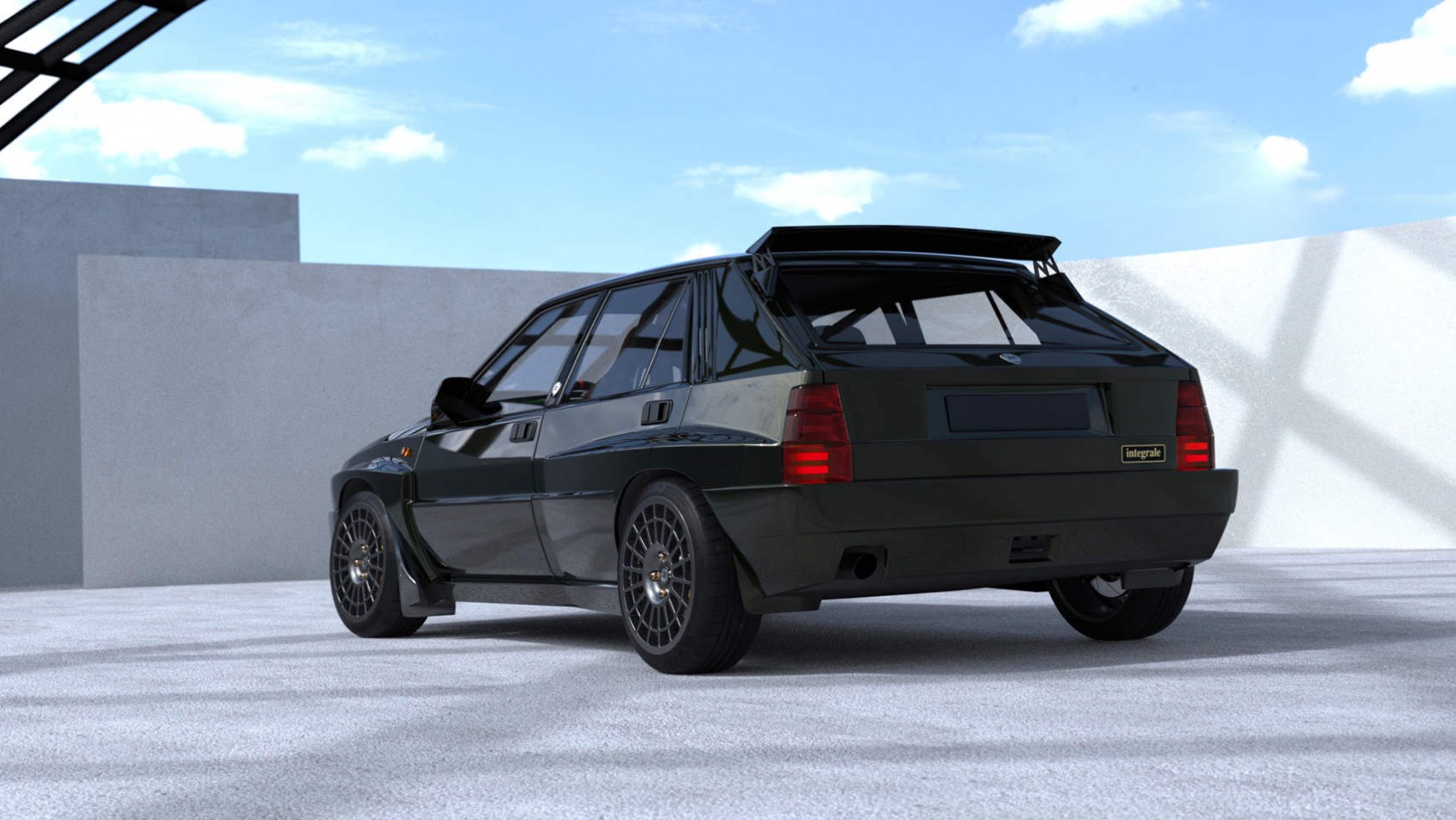 Maturo Stradale - Lancia Delta Integrale - tył auta