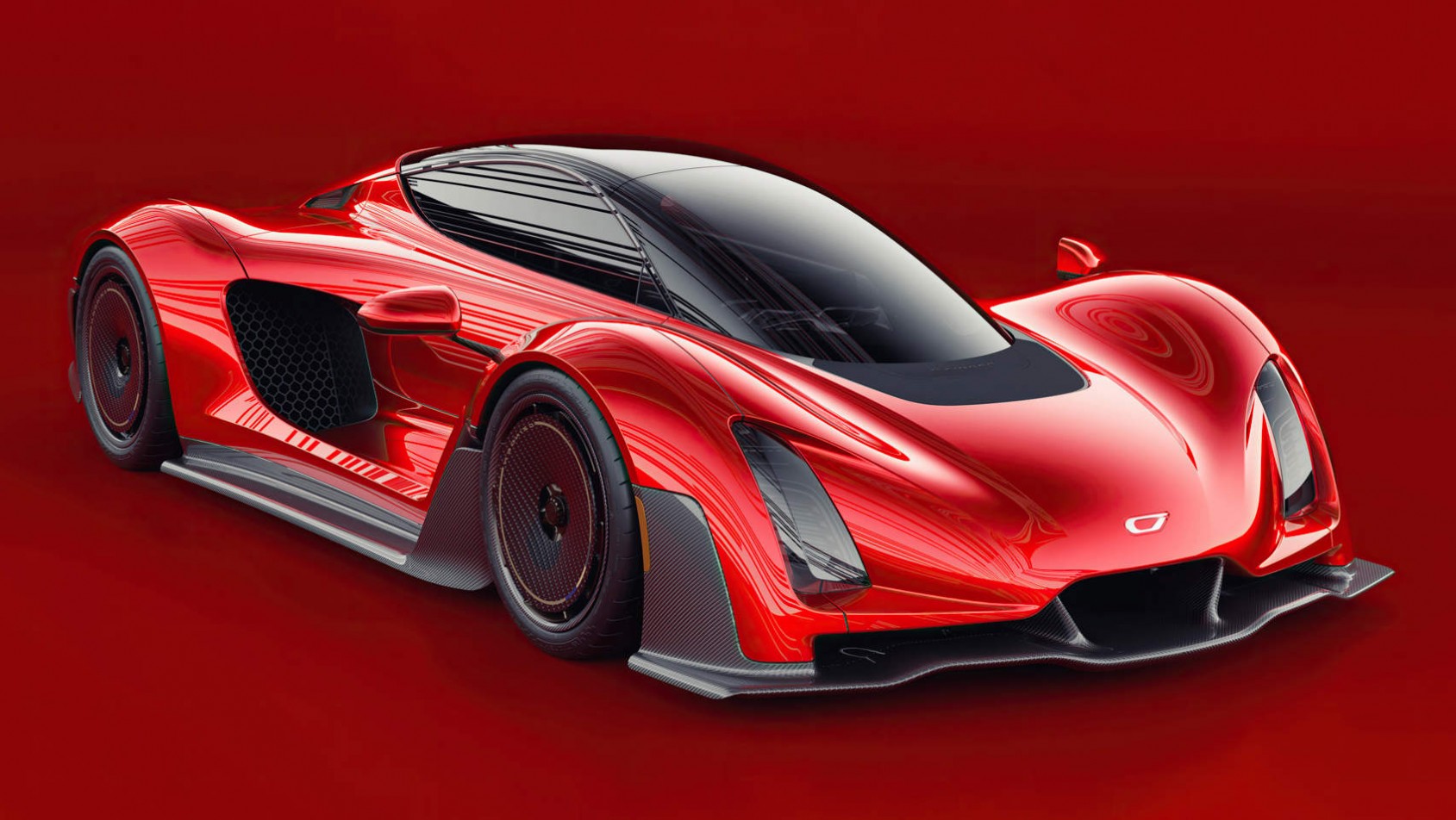 Czerwony Czinger 21C V Max