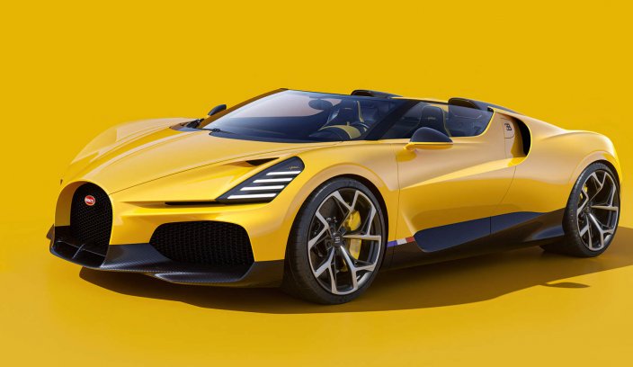 Nowe Bugatti Mistral z W16