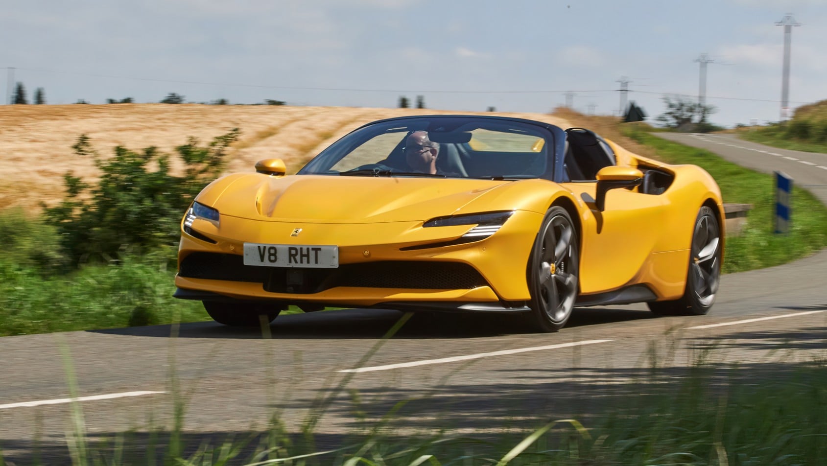 Ferrari SF90 Spider podczas testu