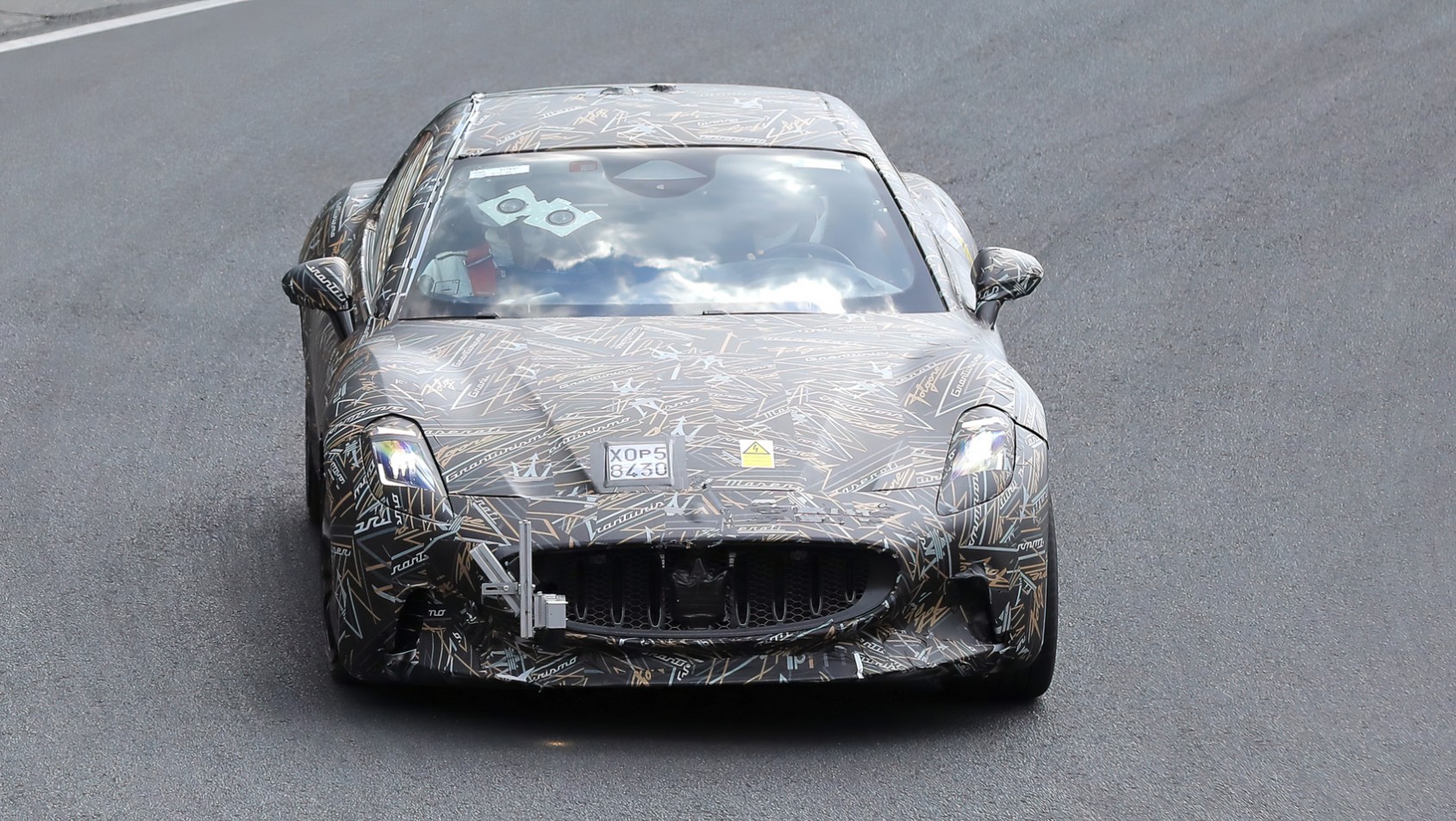 Maserati GranTurismo Folgore podczas testu