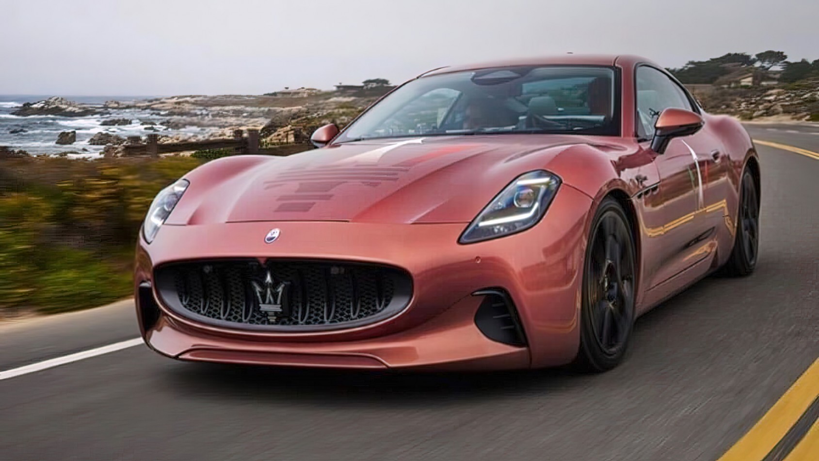 Maserati GranTurismo Folgore w ruchu