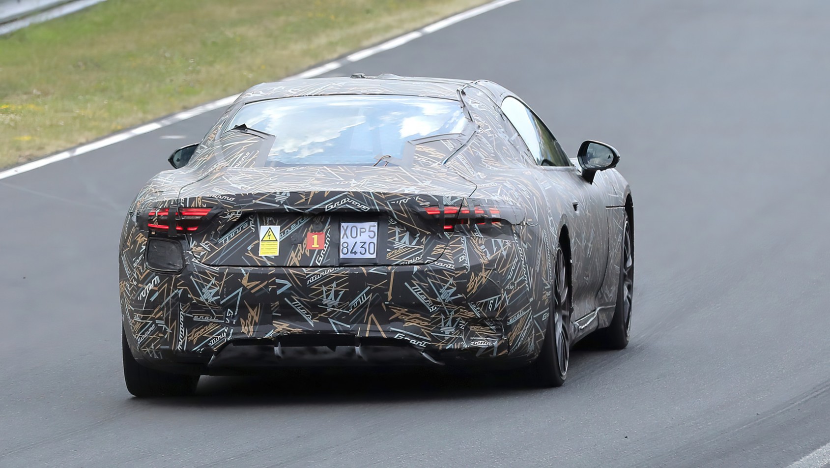 Maserati GranTurismo Folgore z tyłu