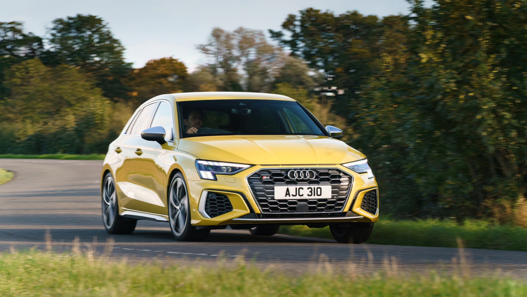 Audi S3 2022 Sportback podczas testu