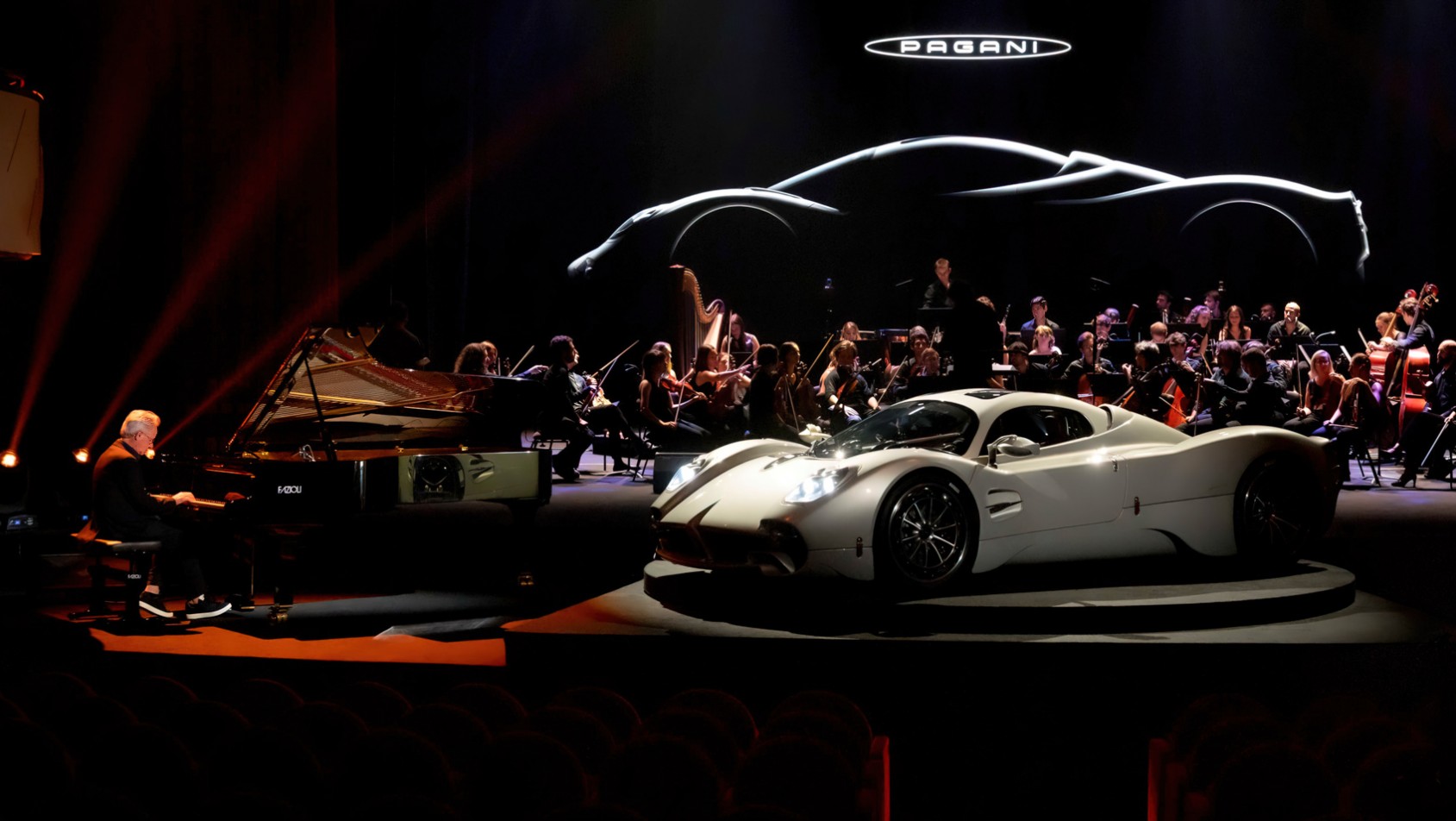 Pagani Utopia podczas prezentacji