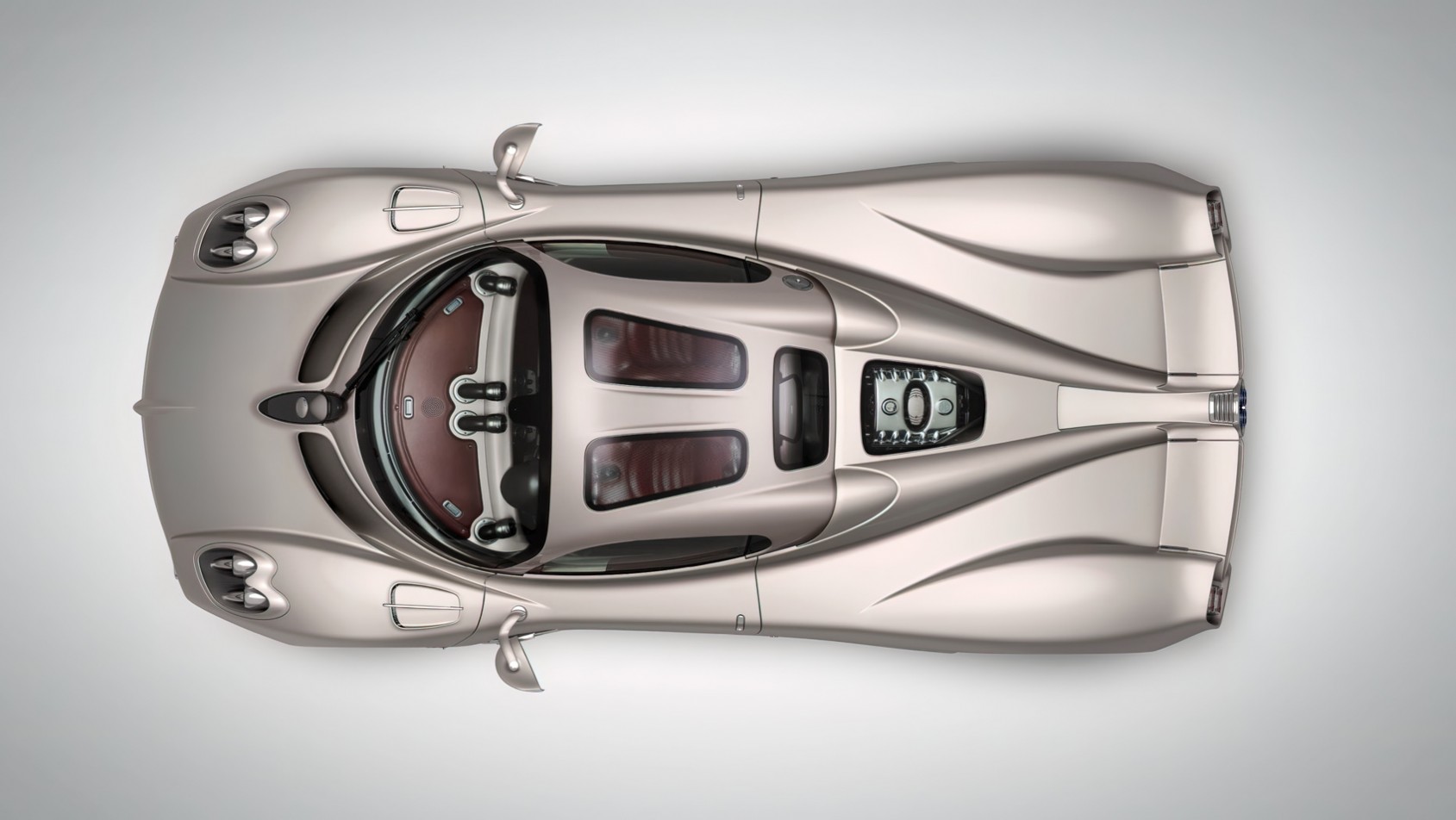 Pagani Utopia z lotu ptaka