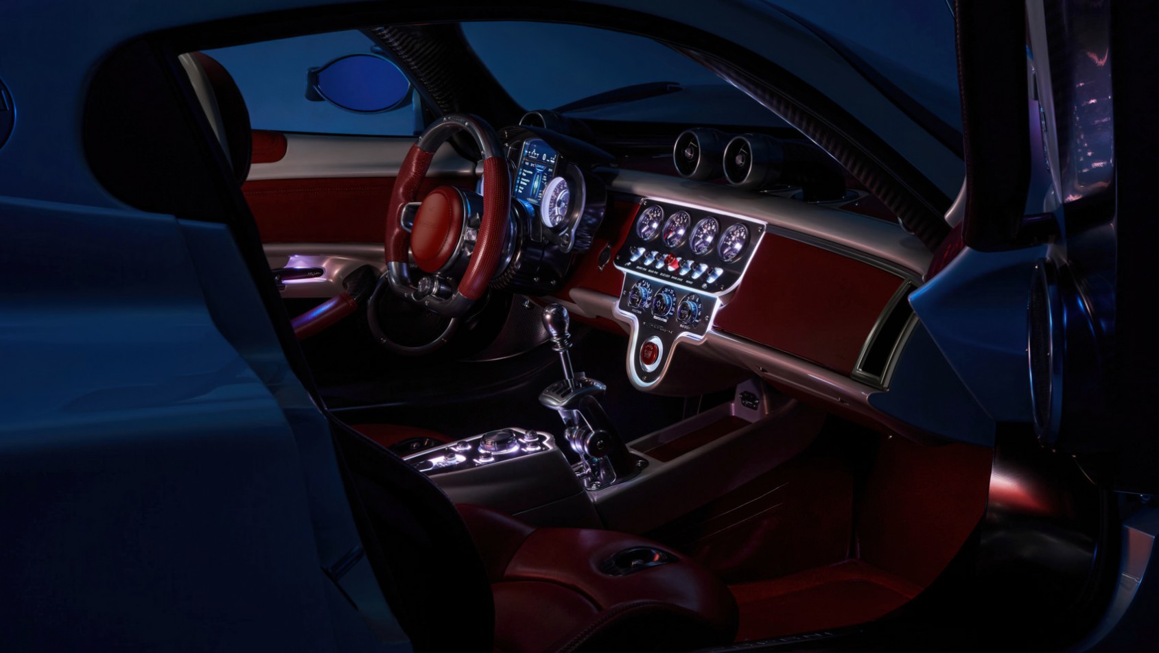 Pagani Utopia wnętrze