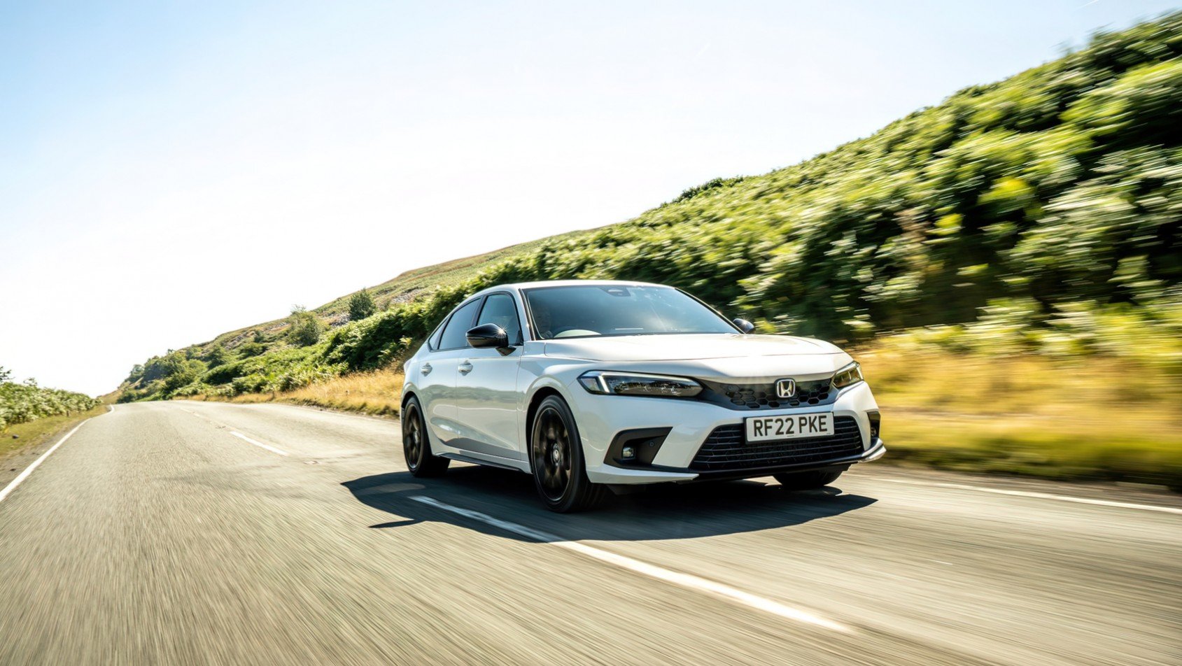 Honda Civic e:HEV Sport Honda Civic e:HEV Sport podczas testu