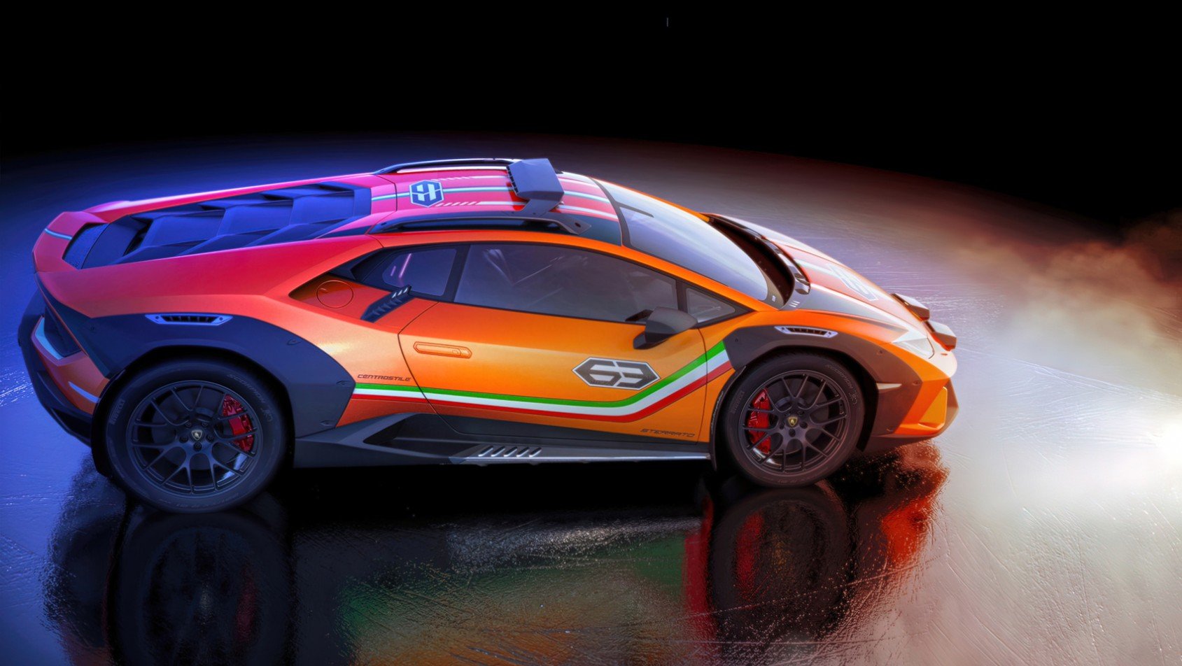 Lamborghini Huracan Sterrato Lamborghini Huracan Sterrato z boku