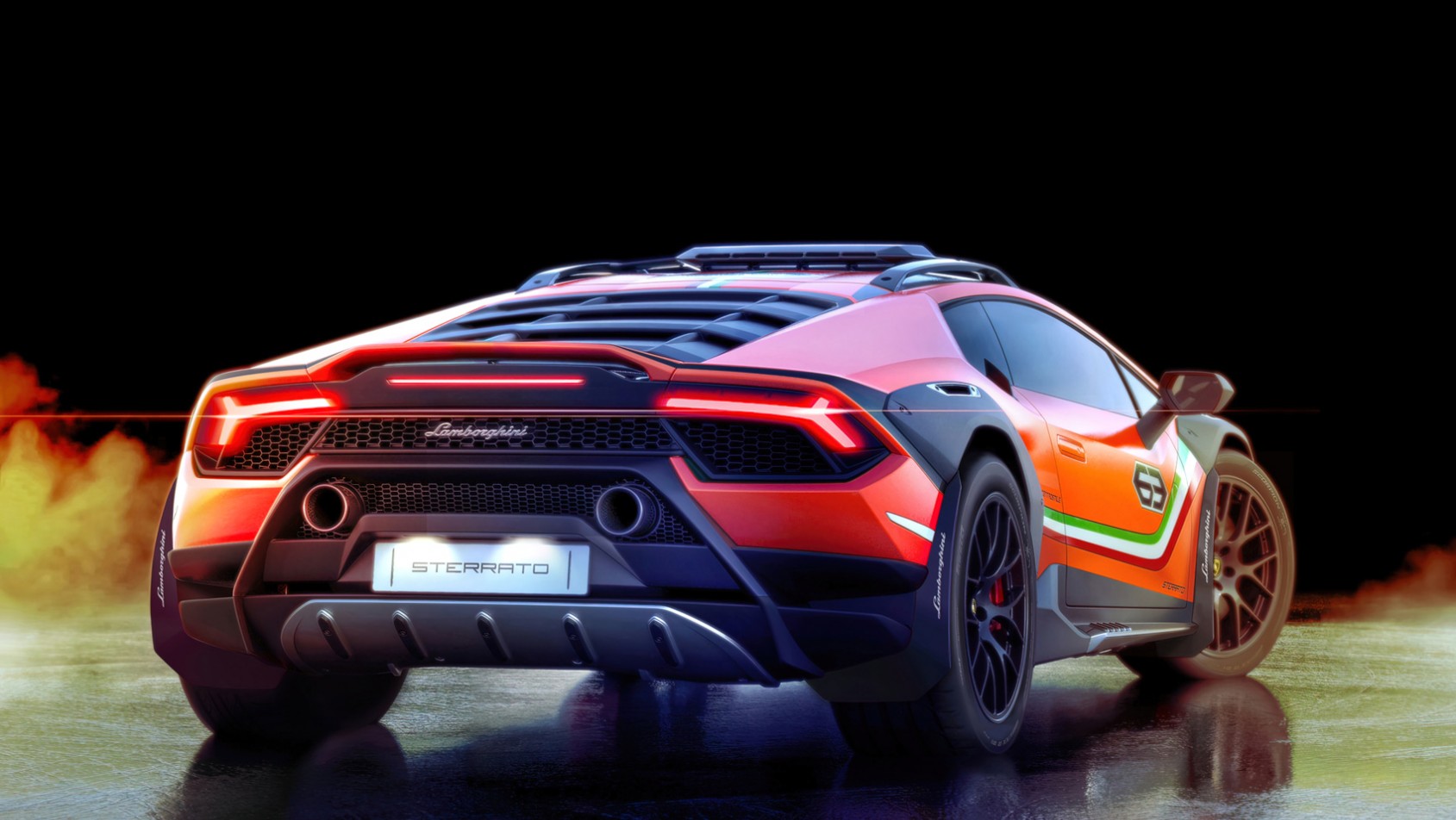 Lamborghini Huracan Sterrato Lamborghini Huracan Sterrato z tyłu