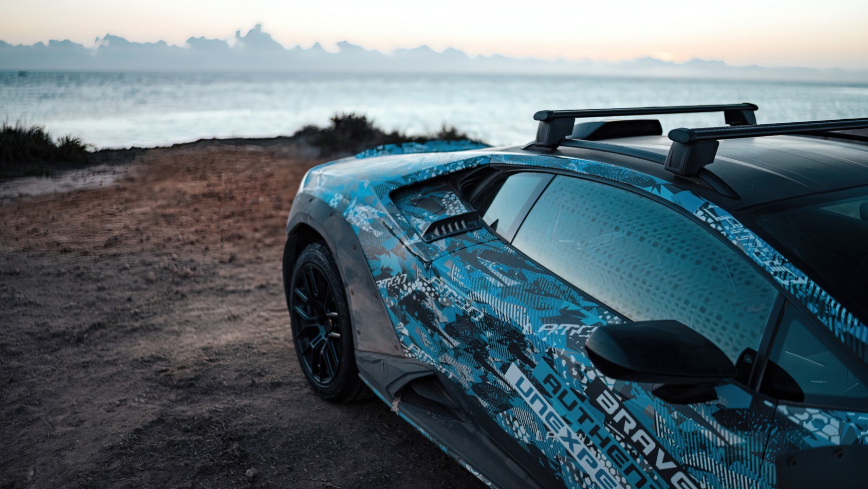 Lamborghini Huracan Sterrato Lamborghini Huracan Sterrato zbliżenie
