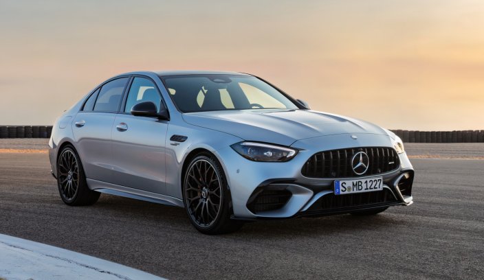 Mercedes AMG C63 podczas prezentacji