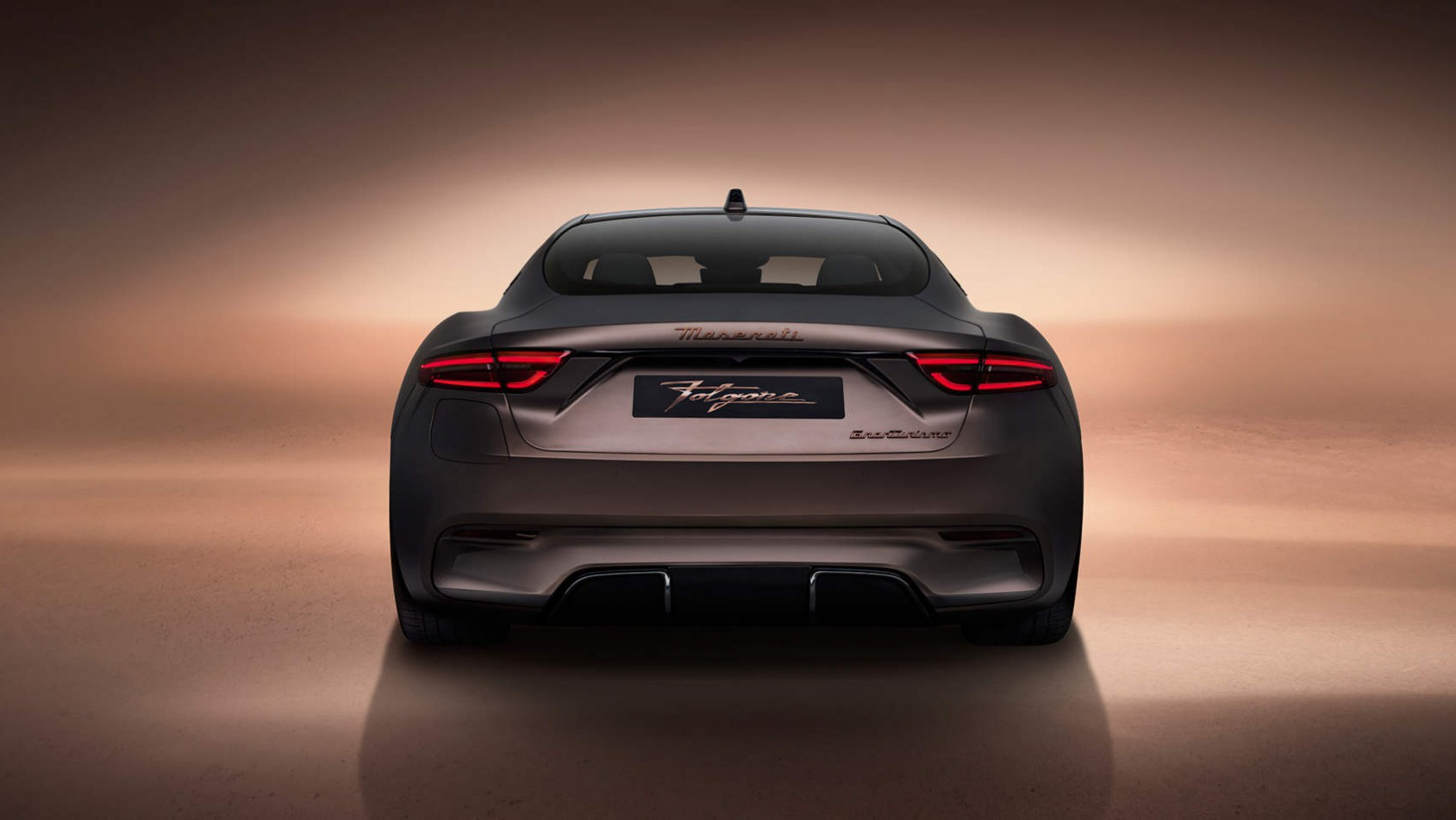 Maserati GranTurismo Folgore Maserati GranTurismo Folgore - zbliżenie na tył auta