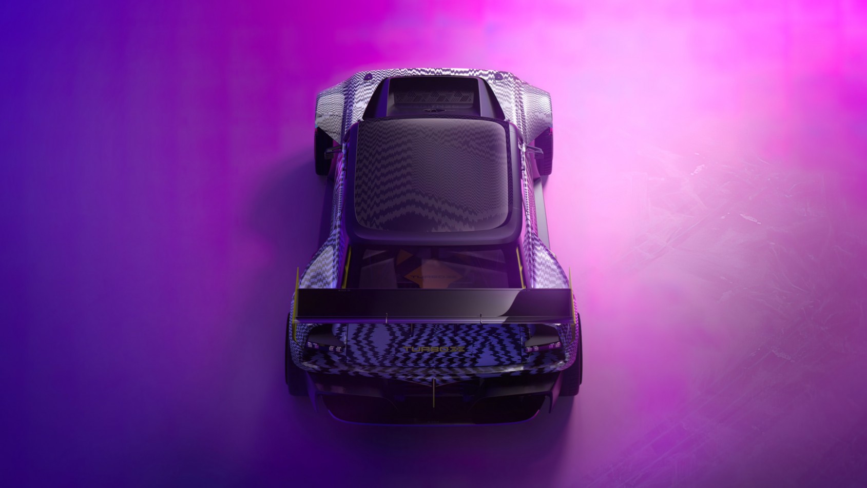 Renault 5 Turbo widok z góry