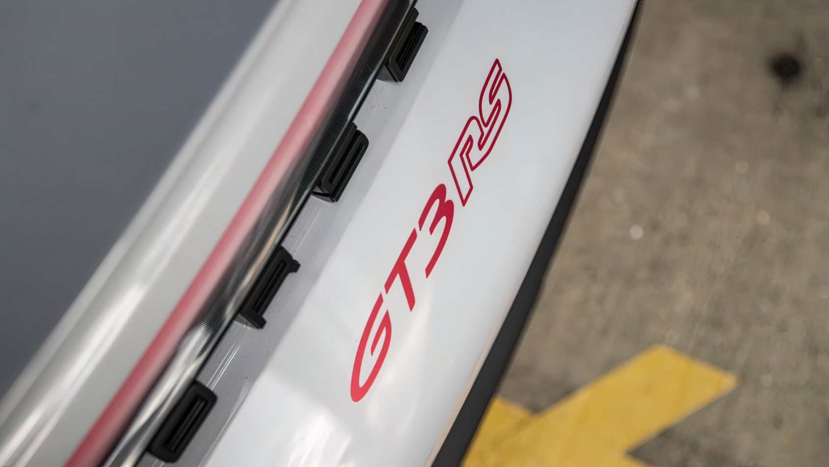 Porsche 911 GT3 RS Porsche 911 GT3 RS napis