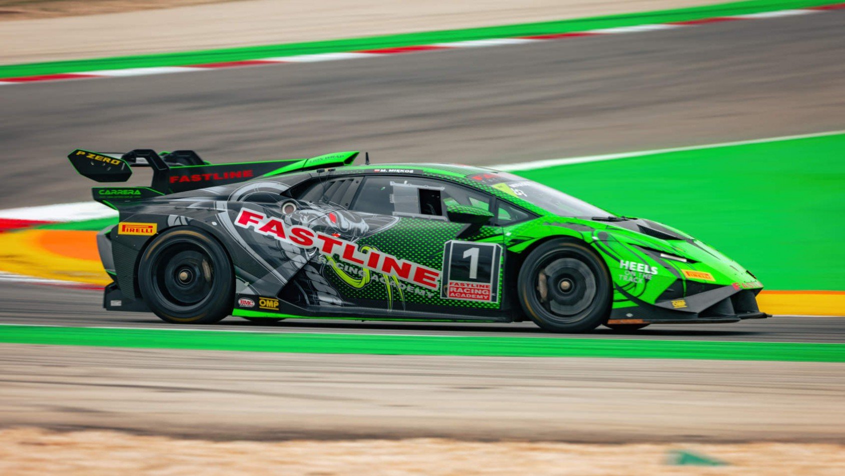 Lamborghini Huracán na torze F1 w Portimão