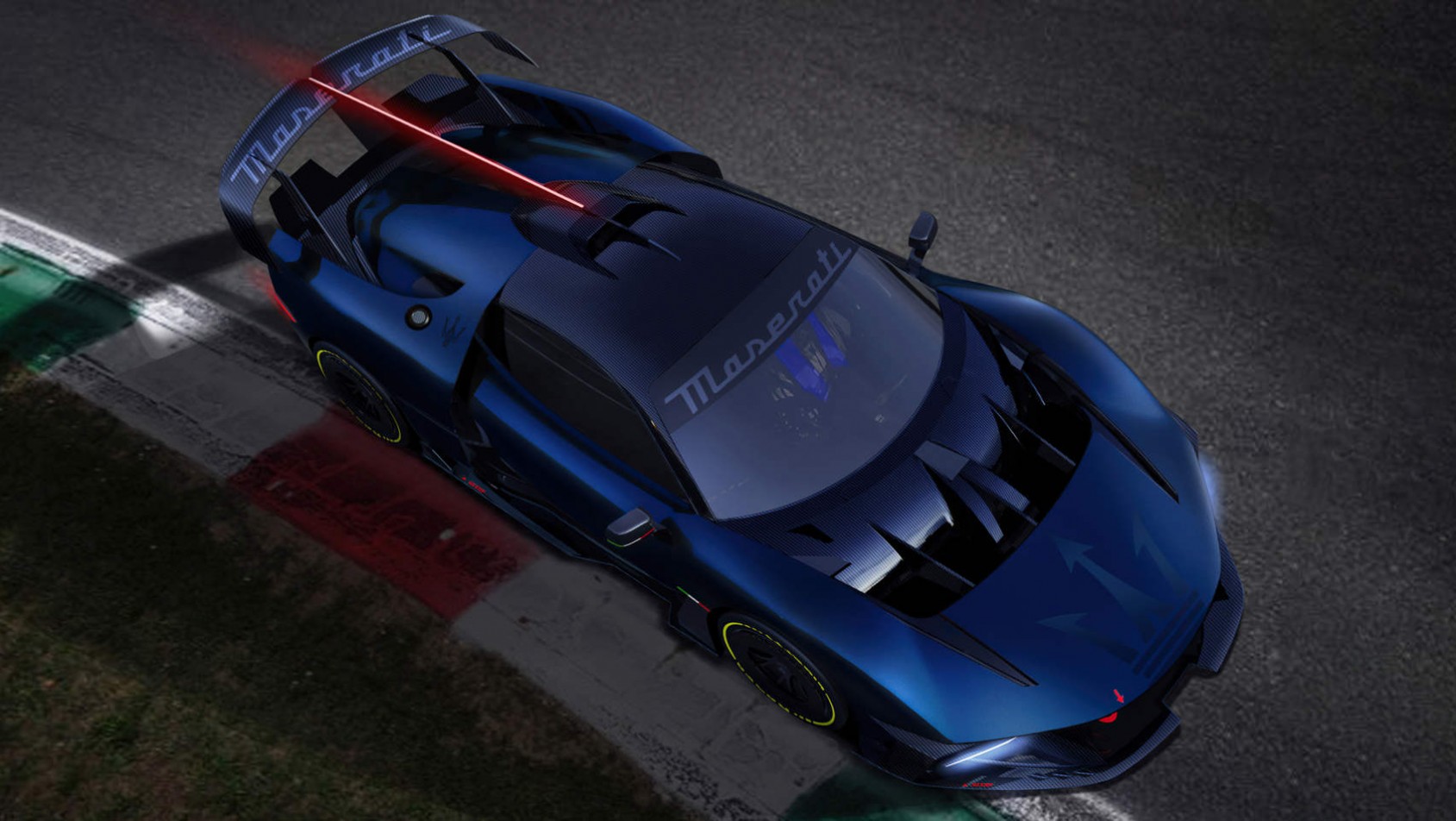 Maserati MCXtrema z góry