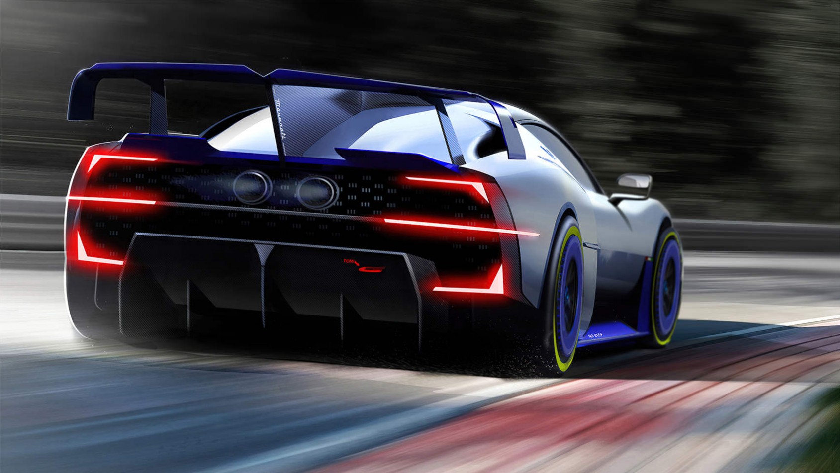 Maserati (MC20) Project24 - tył auta