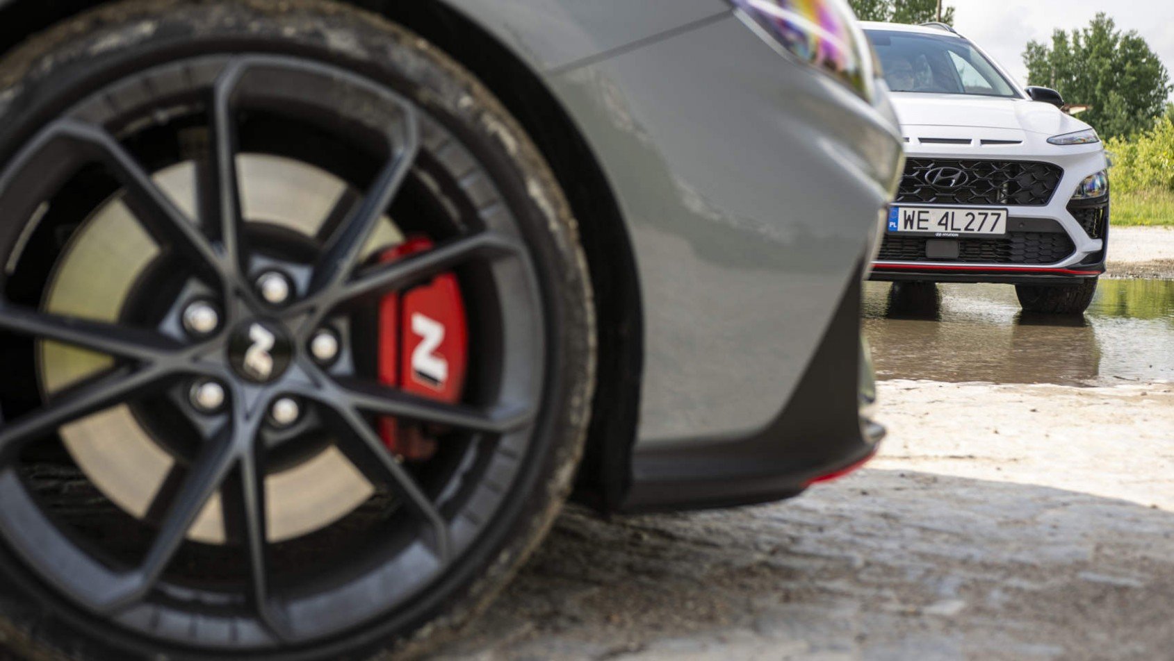 Hyundai i30N Fastback i Kona N - zaciski