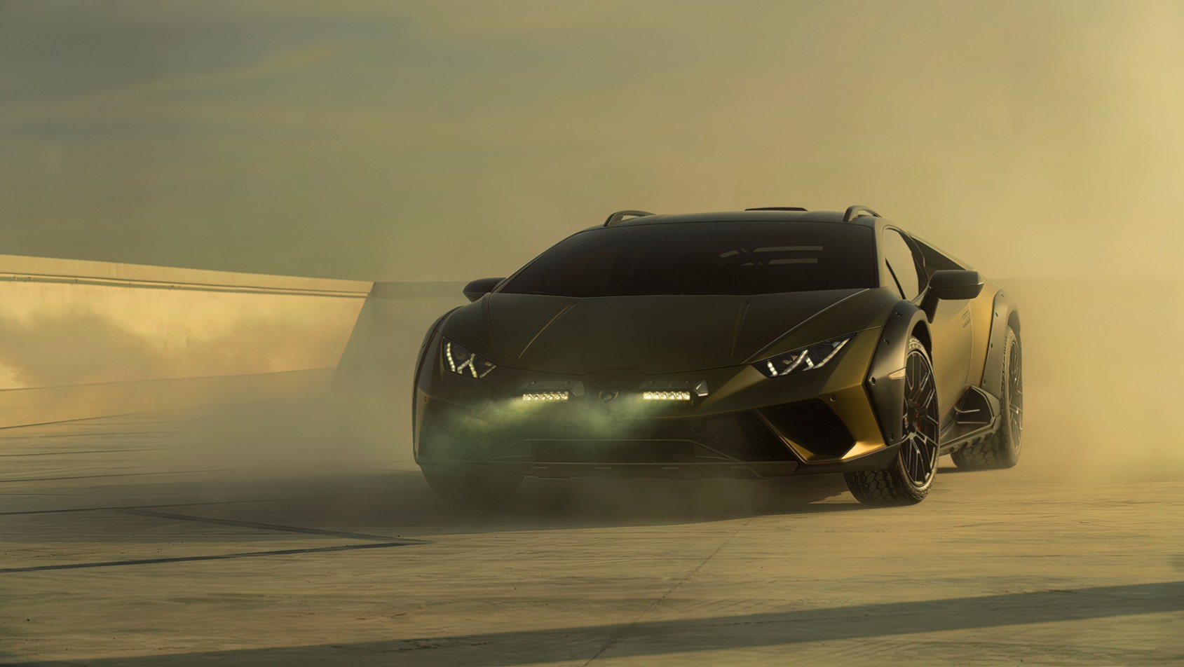 Lamborghini Huracan Sterrato Lamborghini Huracan Sterrato - sylwetka z przodu