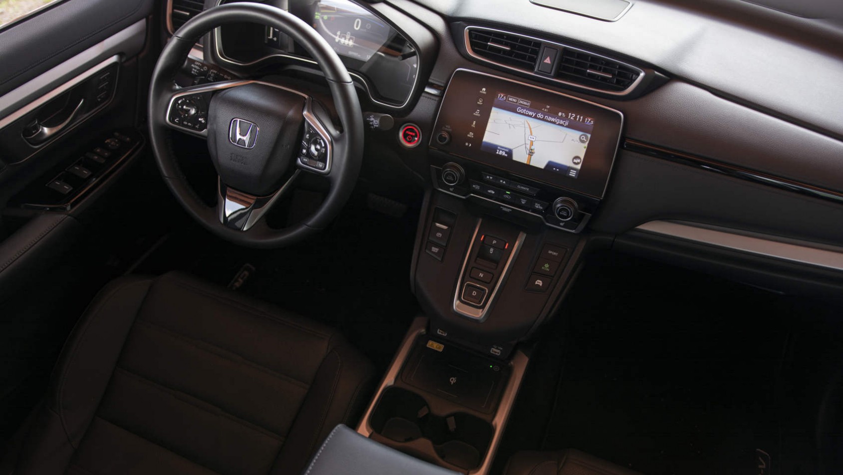 Honda CR-V - obszerna kabina