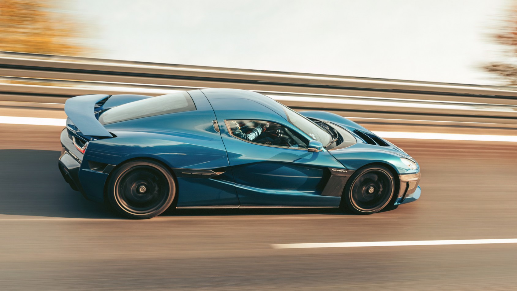 Rimac Nevera w ruchu