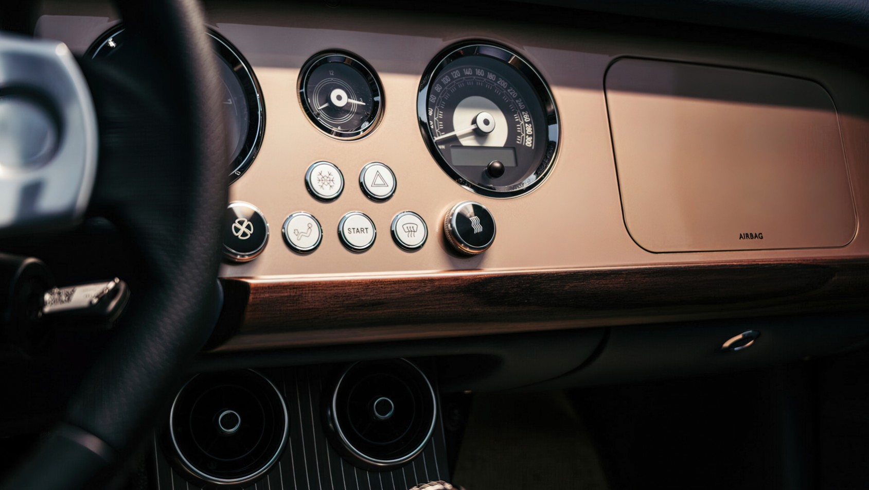 Morgan Plus 4 kokpit