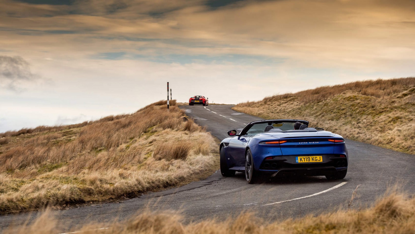 Aston Martin DBS Volante - podczas testów