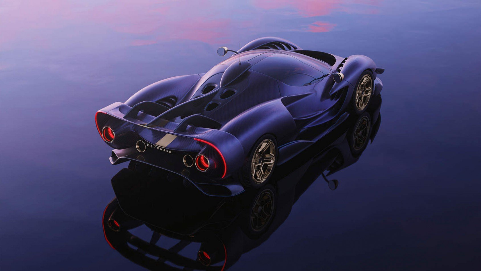 De Tomaso P900 - widok z tyłu