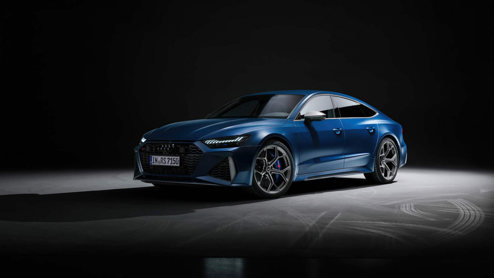 Audi RS7 performance - widok z boku