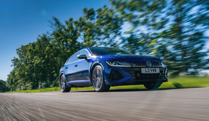 Volkswagen Arteon R podczas testu