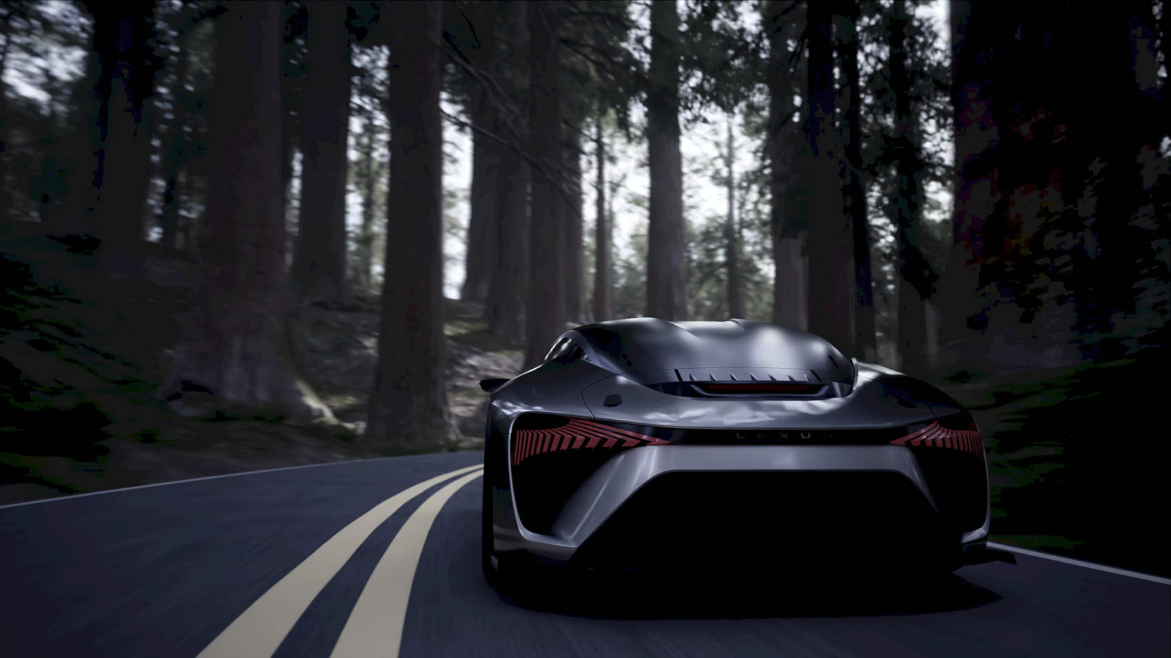 Lexus Electrified Sport Concept widok z tyłu