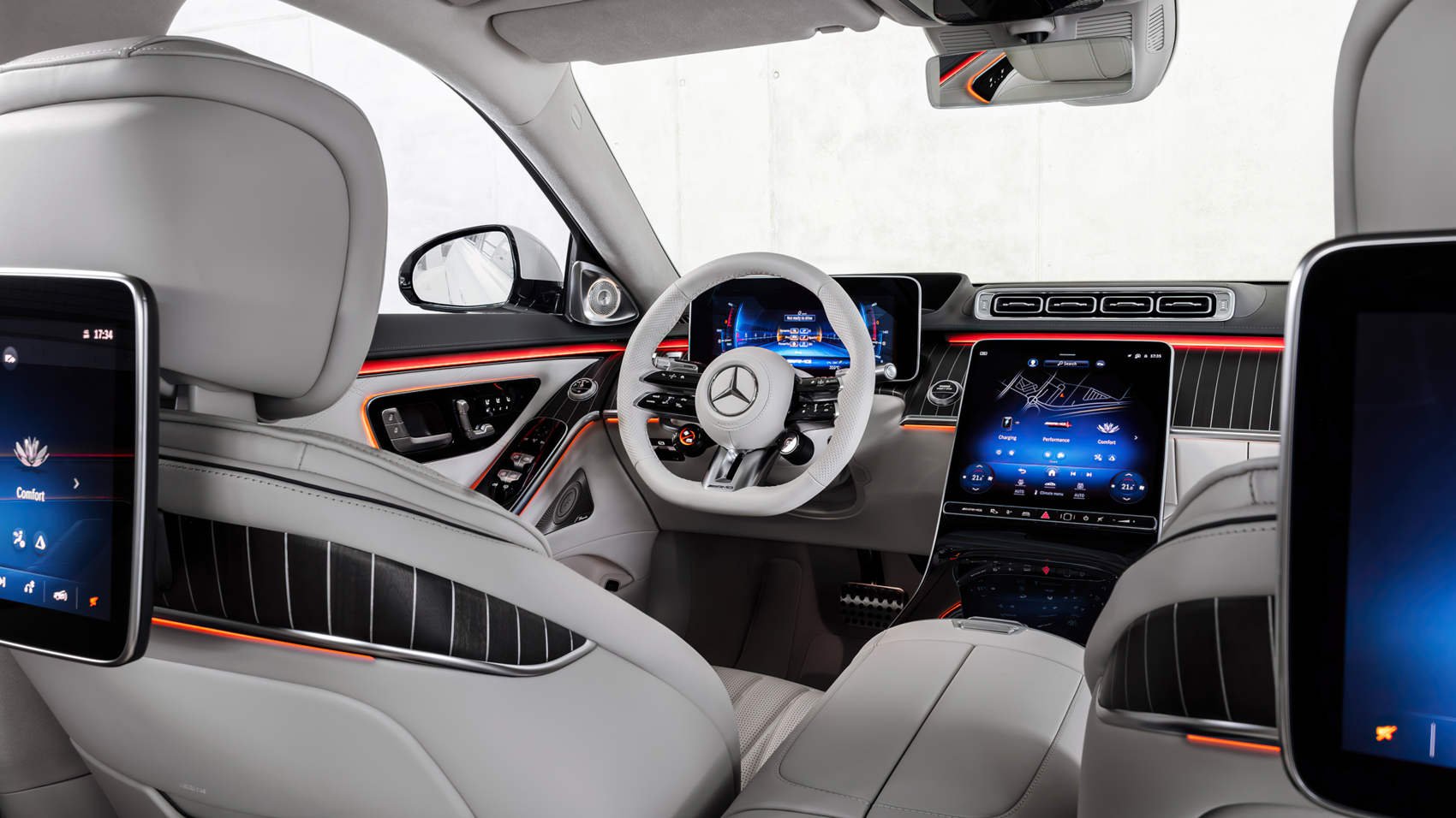 Mercedes-AMG S63 E-Performance - luksusowe wnętrze