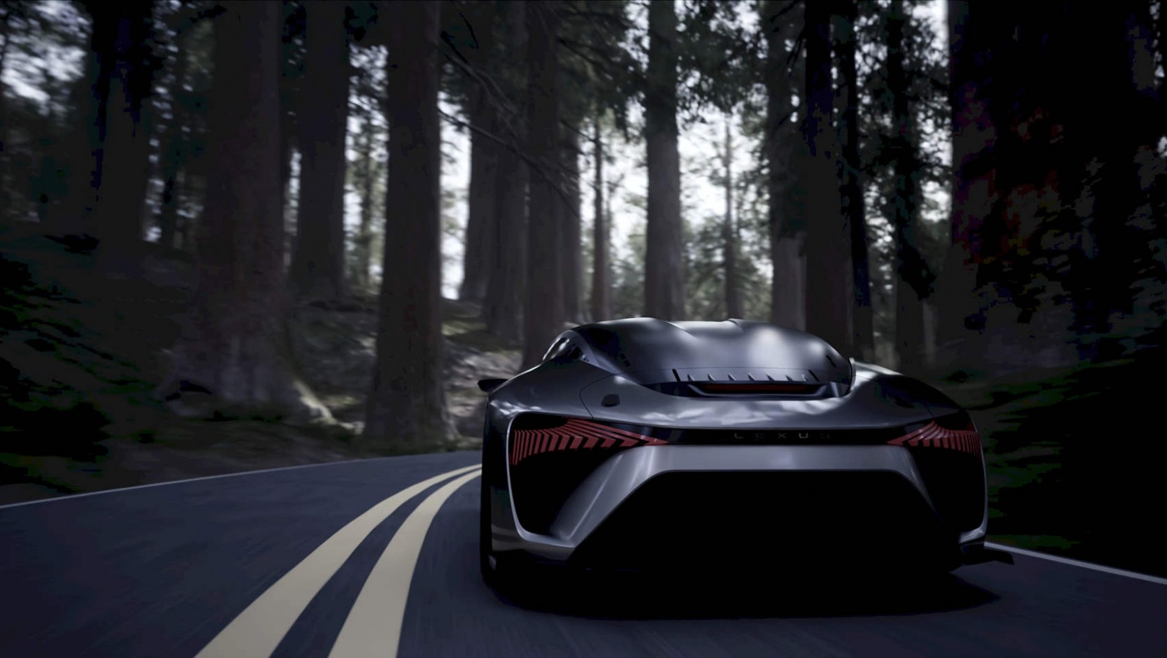 Lexus Electrified Sport Concept Lexus Electrified Sport Concept widok z tyłu