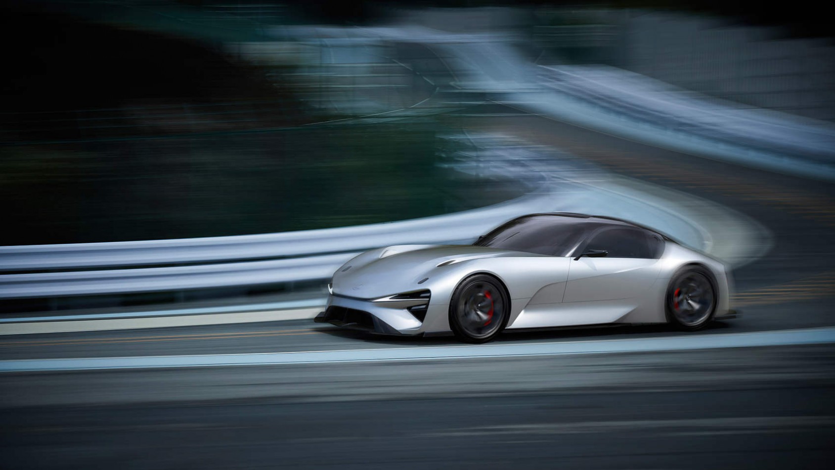 Lexus Electrified Sport Concept Lexus Electrified Sport Concept - dynamiczne ujęcie