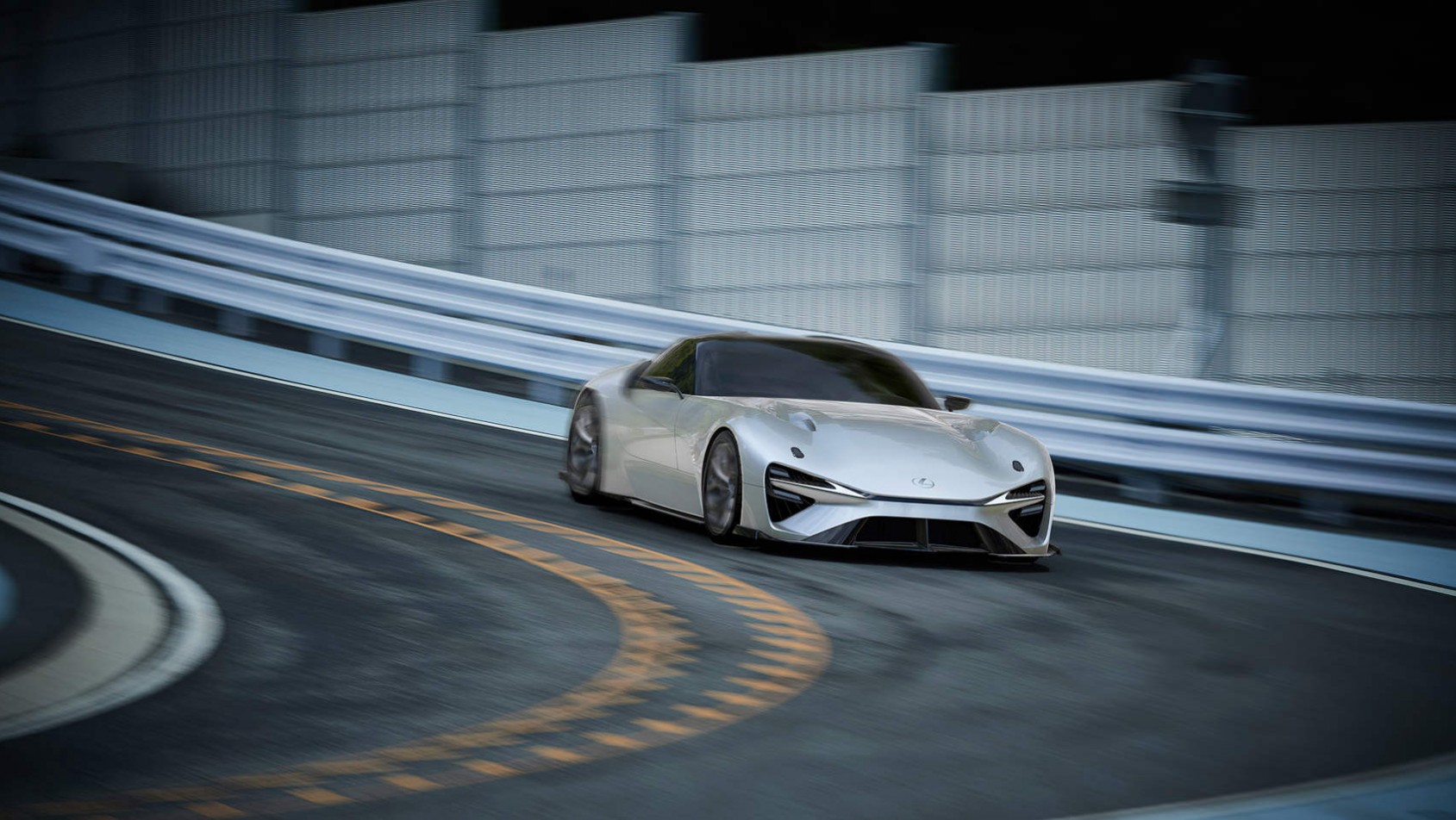 Lexus Electrified Sport Concept Lexus Electrified Sport Concept - wchodzi w zakręt