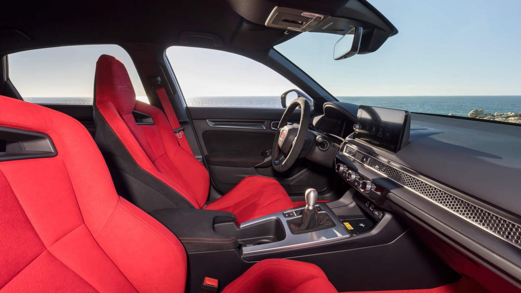 Honda Civic Type R FL5 - krwisto czerwone fotele