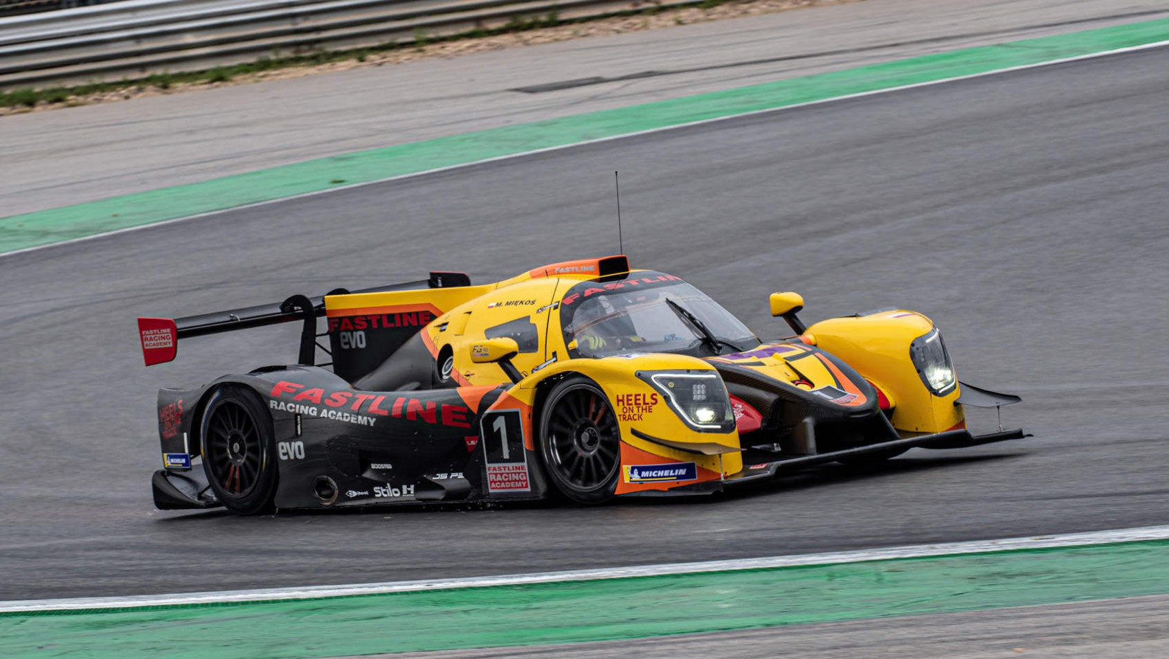 Mariusz Miękoś za kierownicą Ligier LMP3