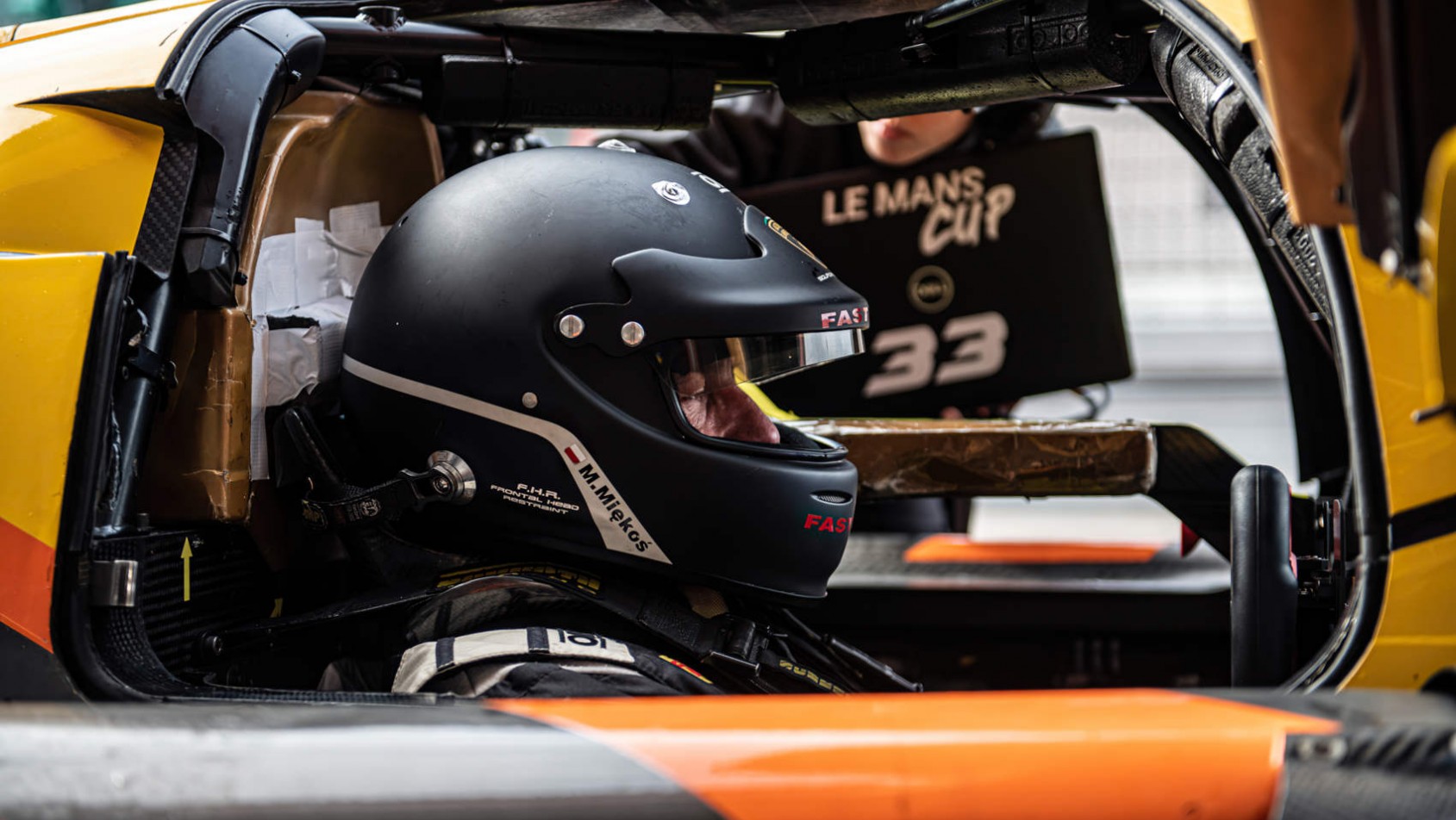 Mariusz Miękoś w Ligier JSP320