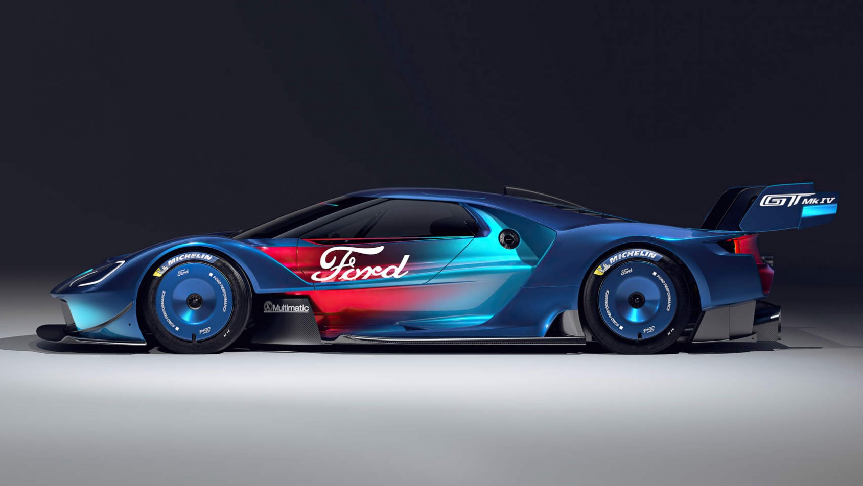 Ford GT Mk IV - sylwetka auta