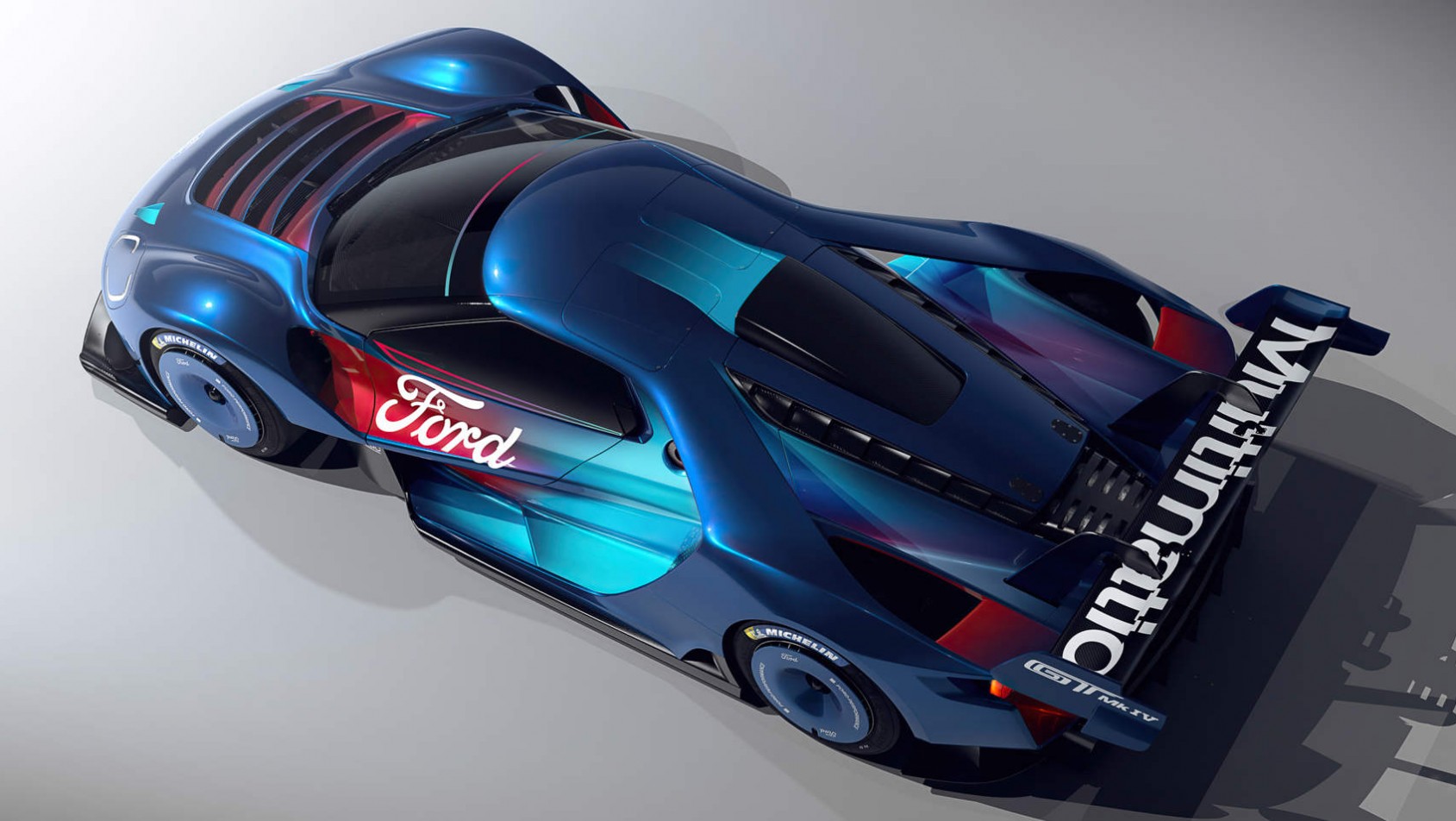 Ford GT Mk IV - widok z góry