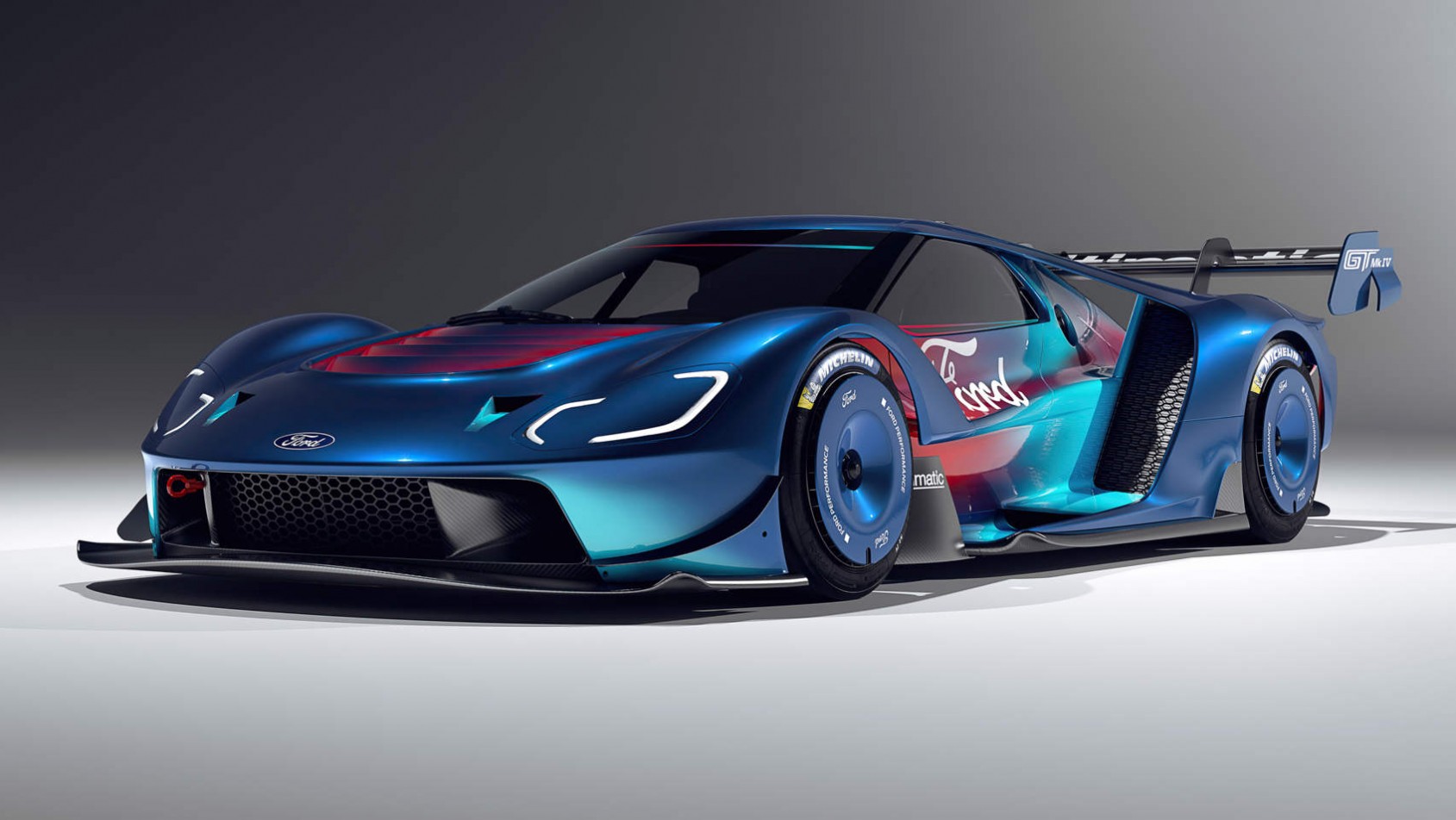 Ford GT Mk IV - widok z boku