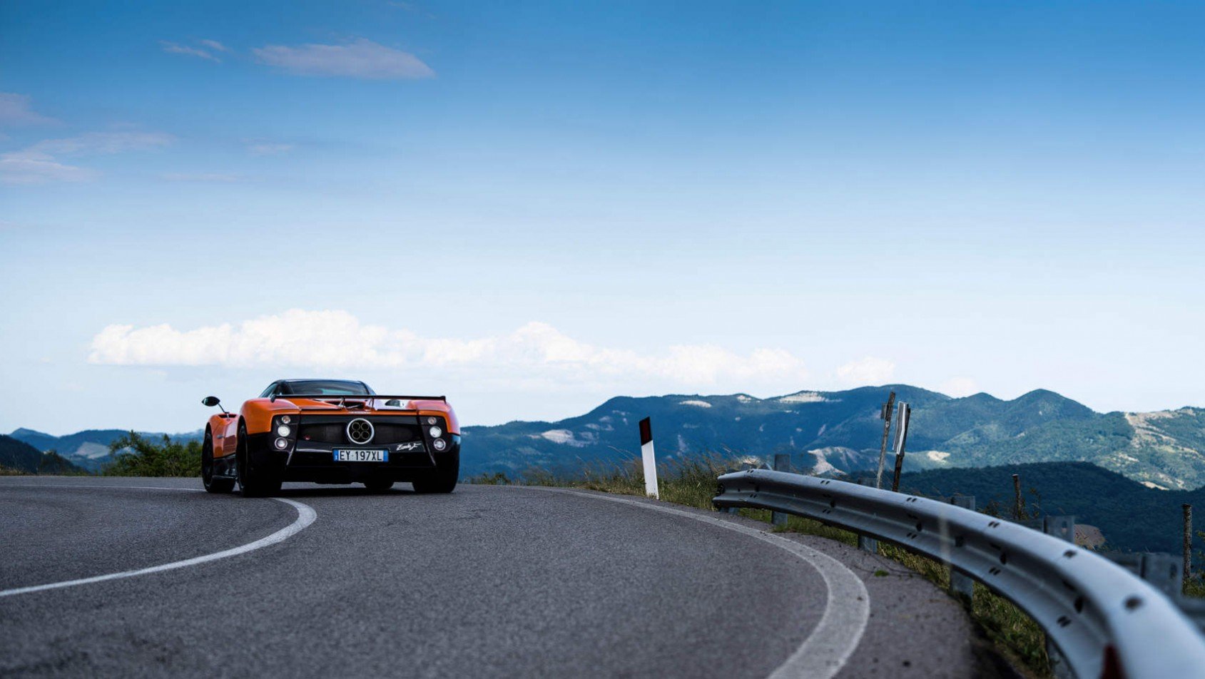 agani Zonda F – jazda w Apeninach (Raticosa, Futa)